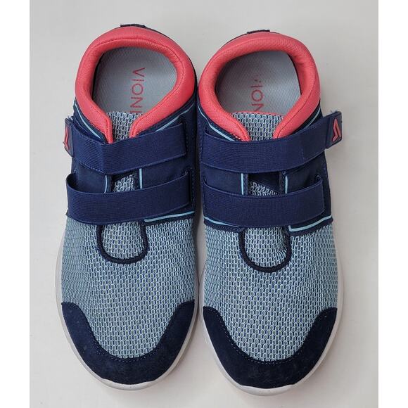 Vionic Ema 8.5 Wide Hook Loop Walking Training Activewear Sneakers Shoes - Picture 2 of 11